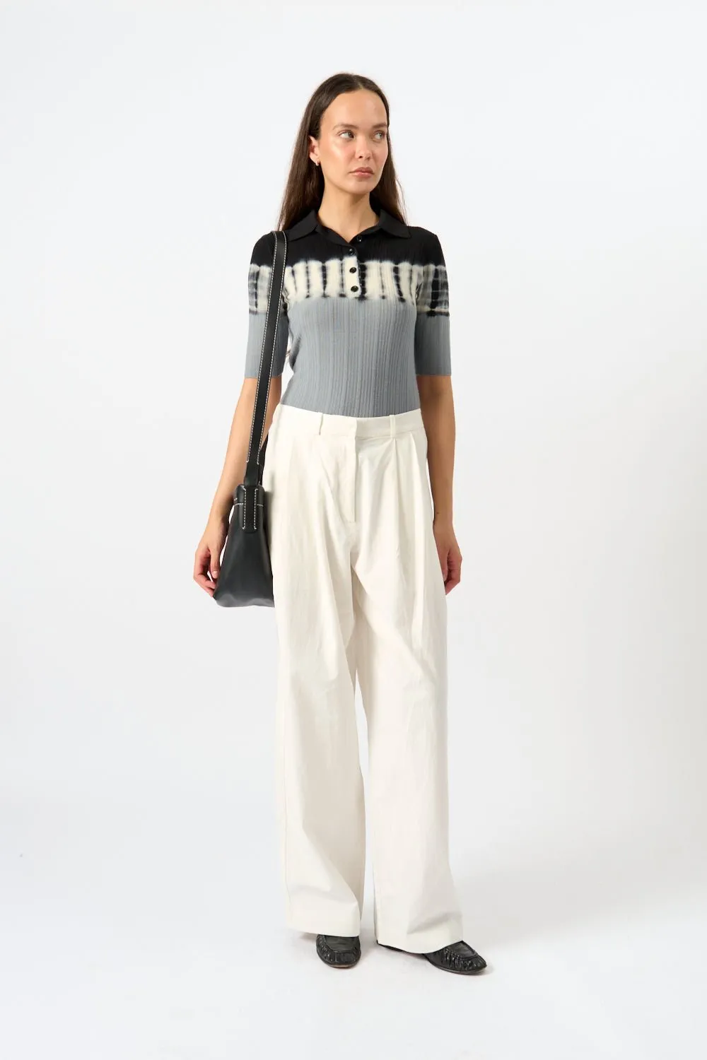 Proenza Schouler White Label Louisa Wool Polo Shirt sold by Bessette product image thumbnail 2