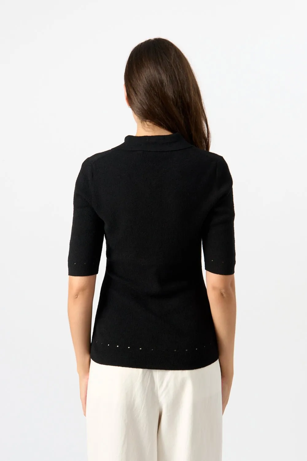 White Label Spencer Boucle Polo sold by Bessette product image thumbnail 4