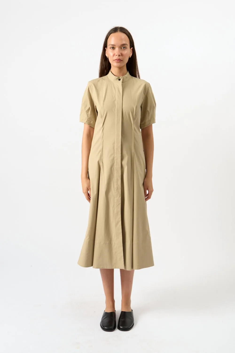 Tracey Dress Khaki sold by Bessette