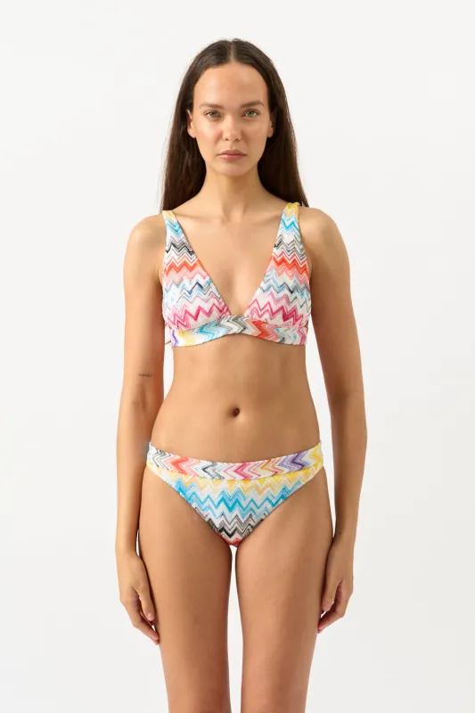 Missoni Multicoloured Crochet Bikini made by Bessette