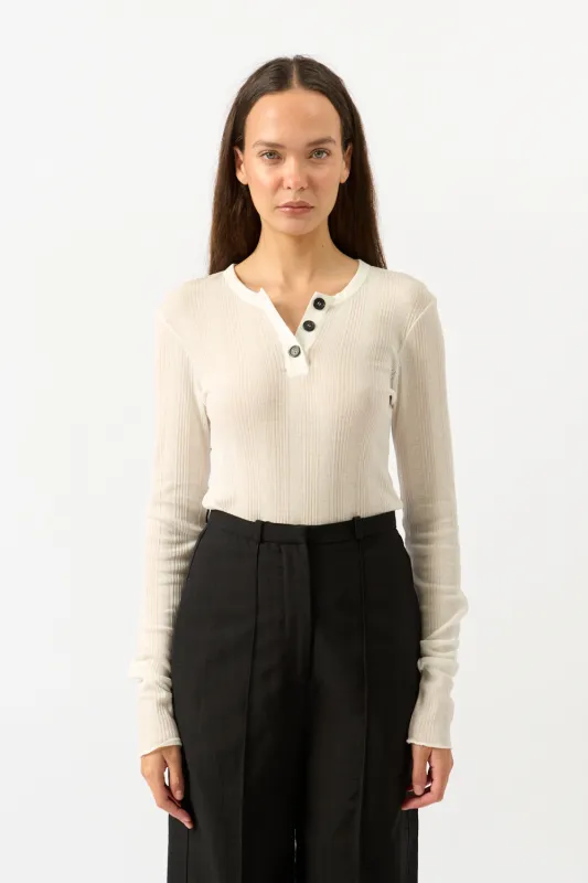 Janelle Cotton-Blend Bodysuit sold by Bessette