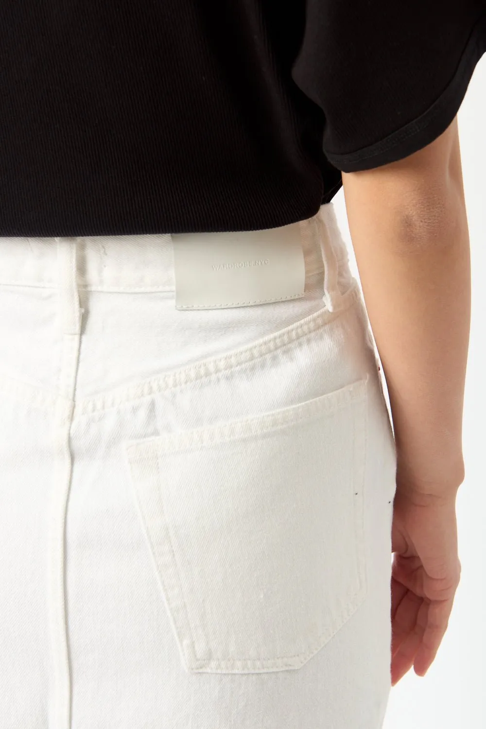 Denim Column Skirt sold by Bessette product image thumbnail 4