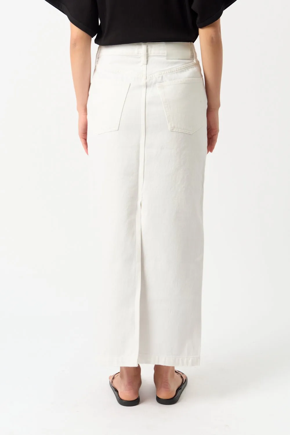 Denim Column Skirt sold by Bessette product image thumbnail 5