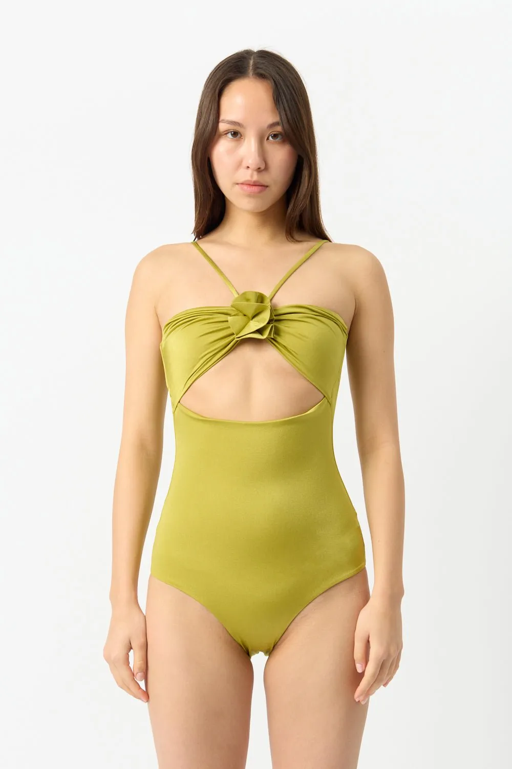 Yina Swimwear Pascolo Green sold by Bessette