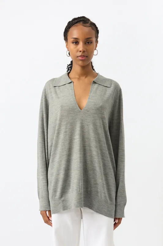 LESET Grey James Polo sold by Bessette