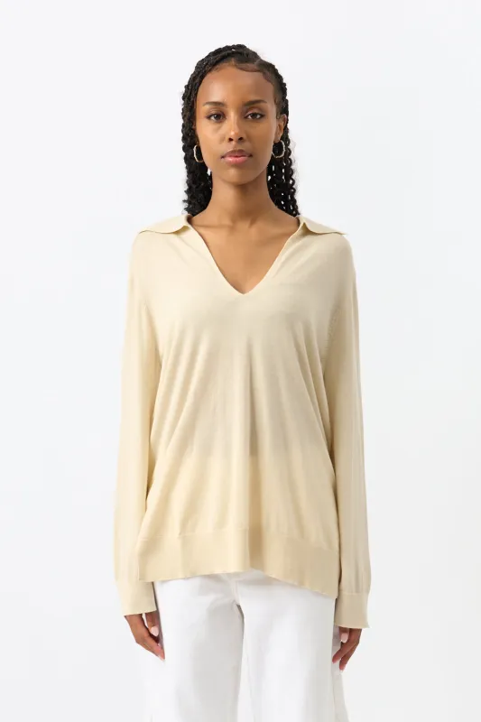 LESET Cream James Polo sold by Bessette