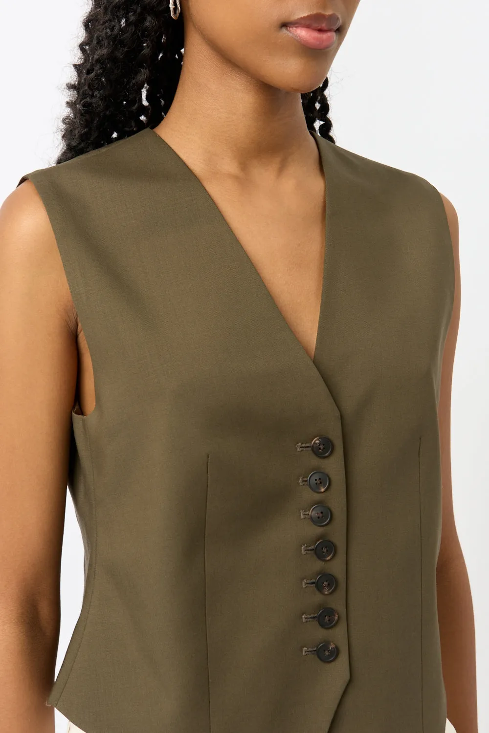 Róhe Shaped Waistcoat sold by Bessette product image thumbnail 3