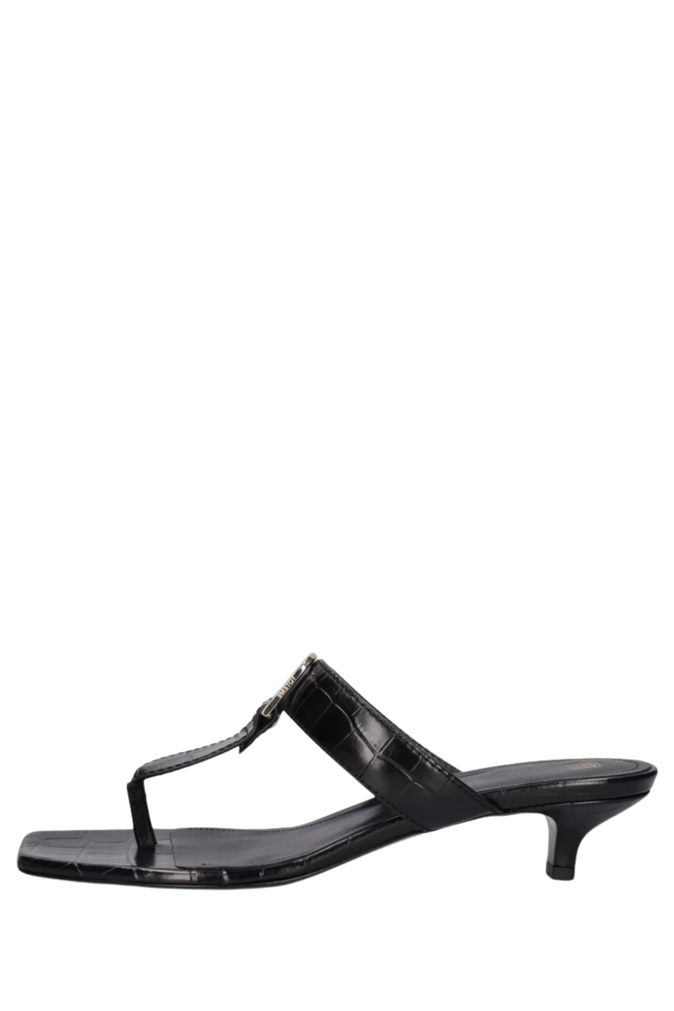 The Belted Croco Flip-Flop Heel sold by Bessette