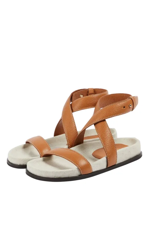 The Leather Chunky Sandal sold by Bessette