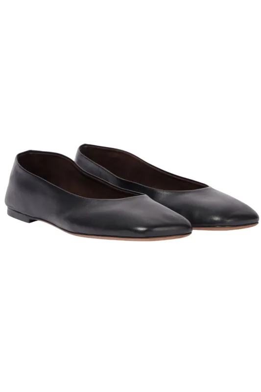 The Row Square Ballet Flats sold by Bessette