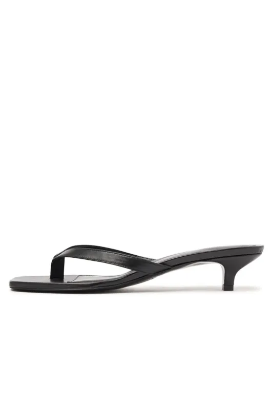 Toteme The Flip-Flop Heel Leather sold by Bessette