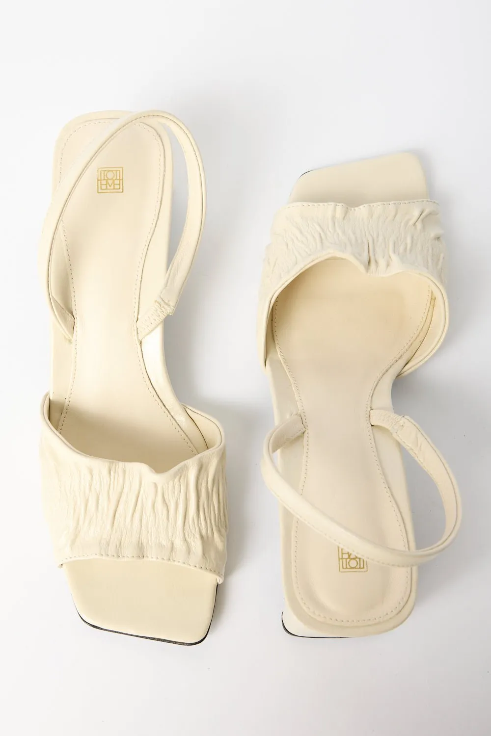 The Gathered Scoop-Heel Sandal sold by Bessette product image thumbnail 3