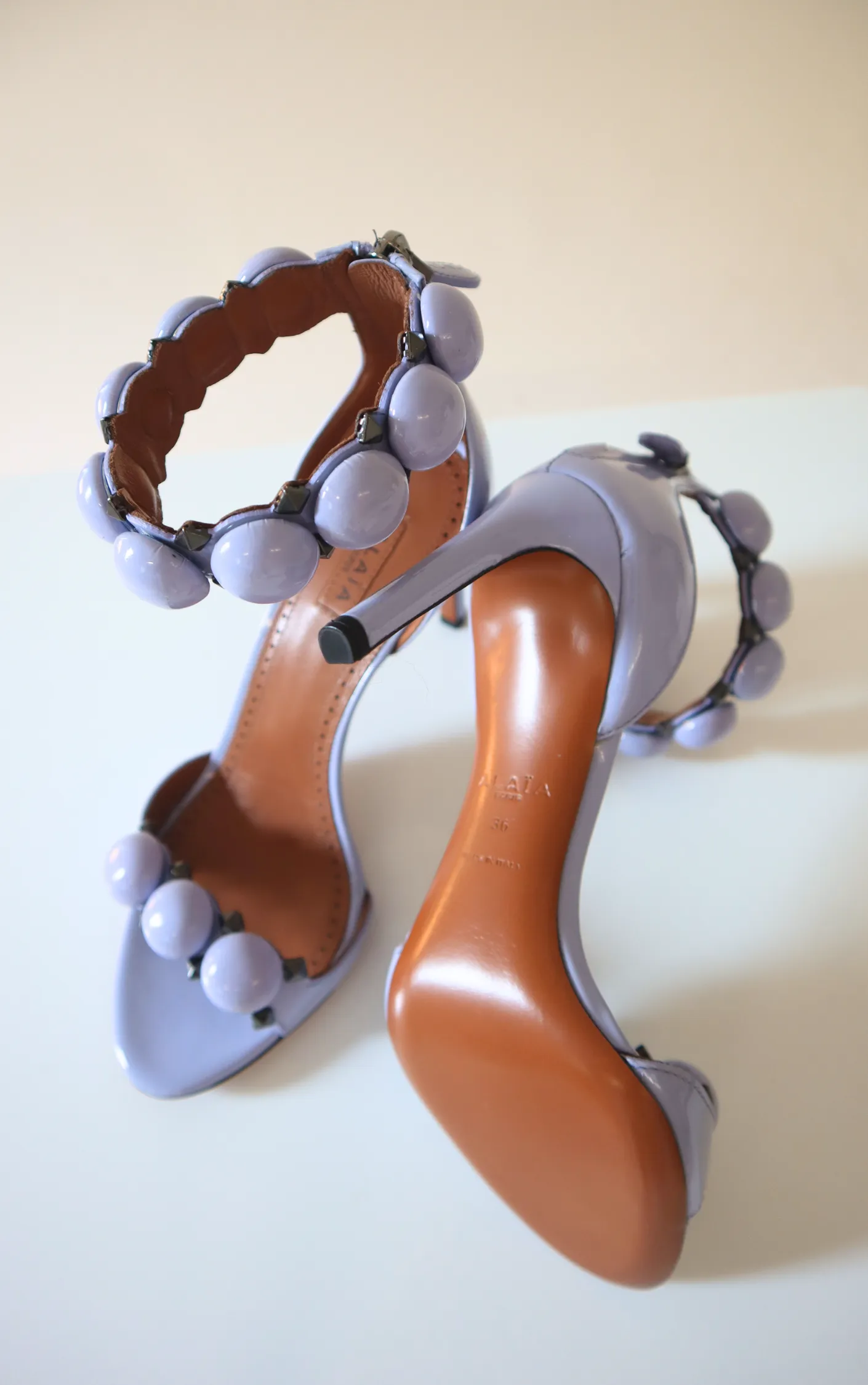 Alaïa La Bombe 90 Patent Heels sold by Bessette product image thumbnail 3