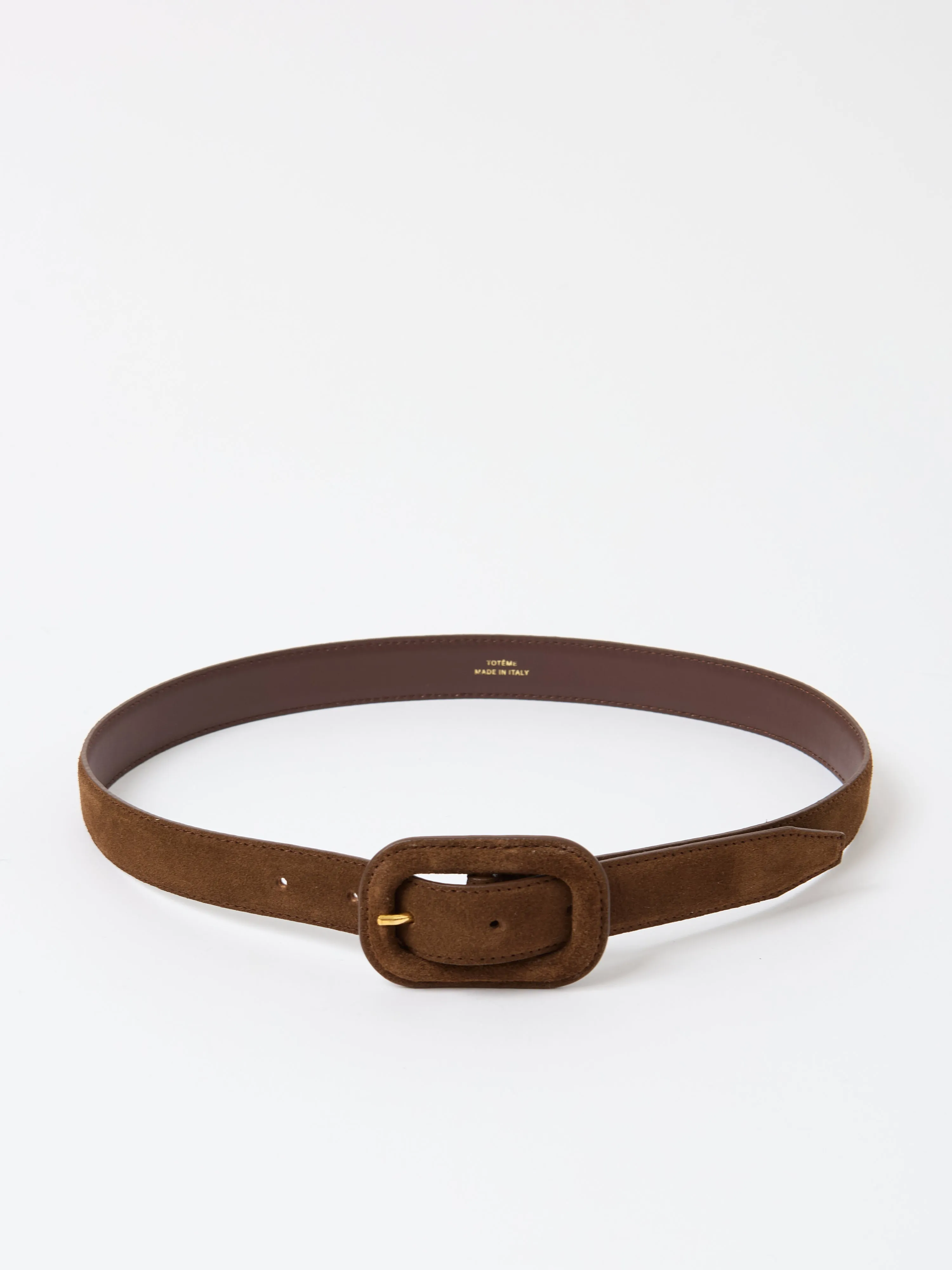 Wide Covered Buckle Suede Belt sold by Bessette product image thumbnail 2