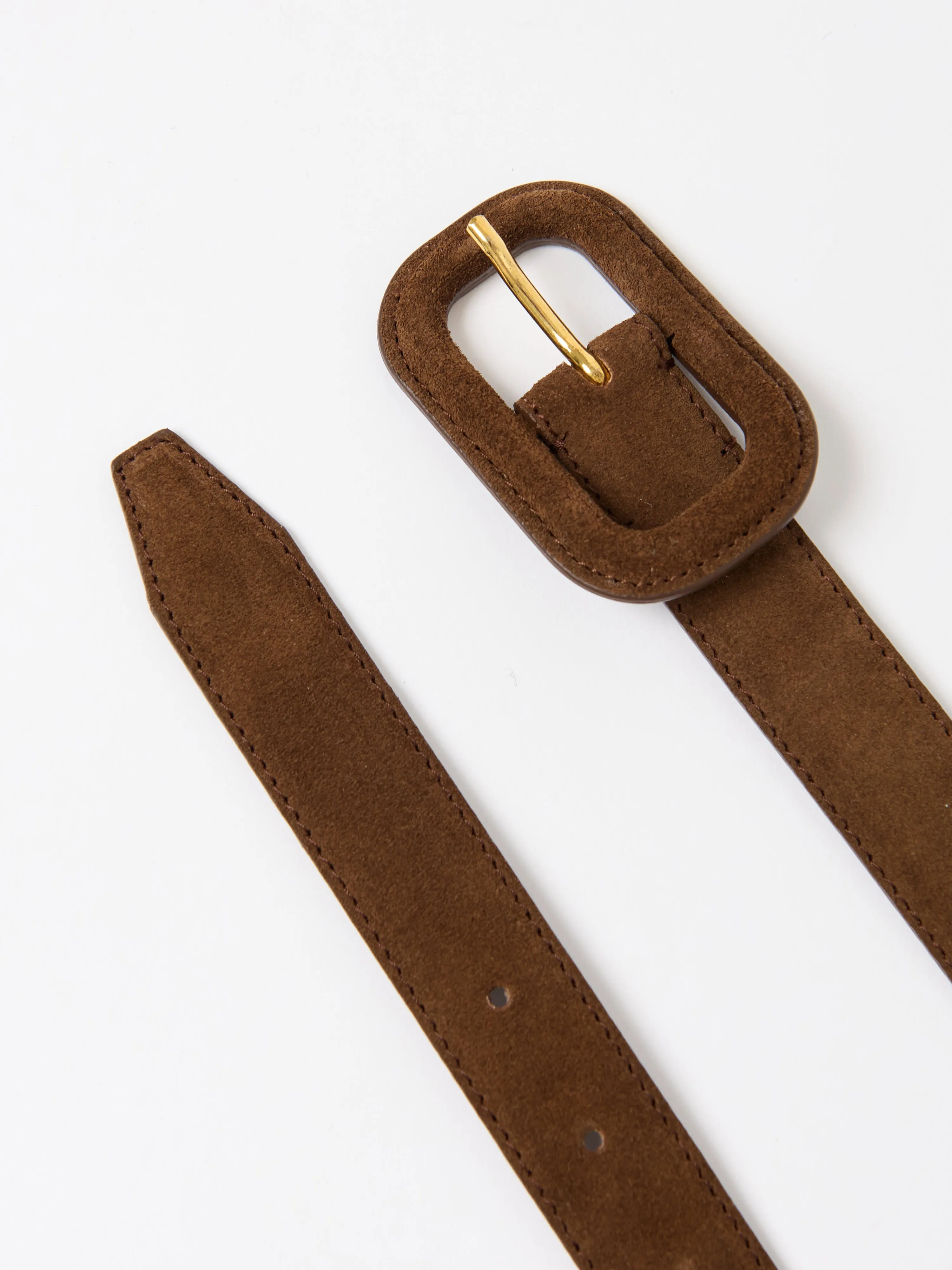 Wide Covered Buckle Suede Belt sold by Bessette product image thumbnail 5