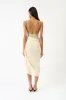 Toteme Pinstriped Cotton Sarong sold by Bessette
