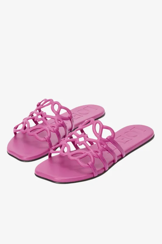 Loewe Petal Anagram Slides sold by Bessette