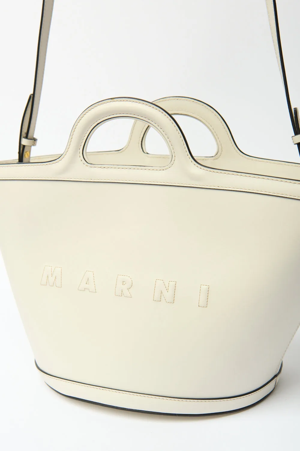 Tropicalia Ivory Small Leather Tote sold by Bessette product image thumbnail 3