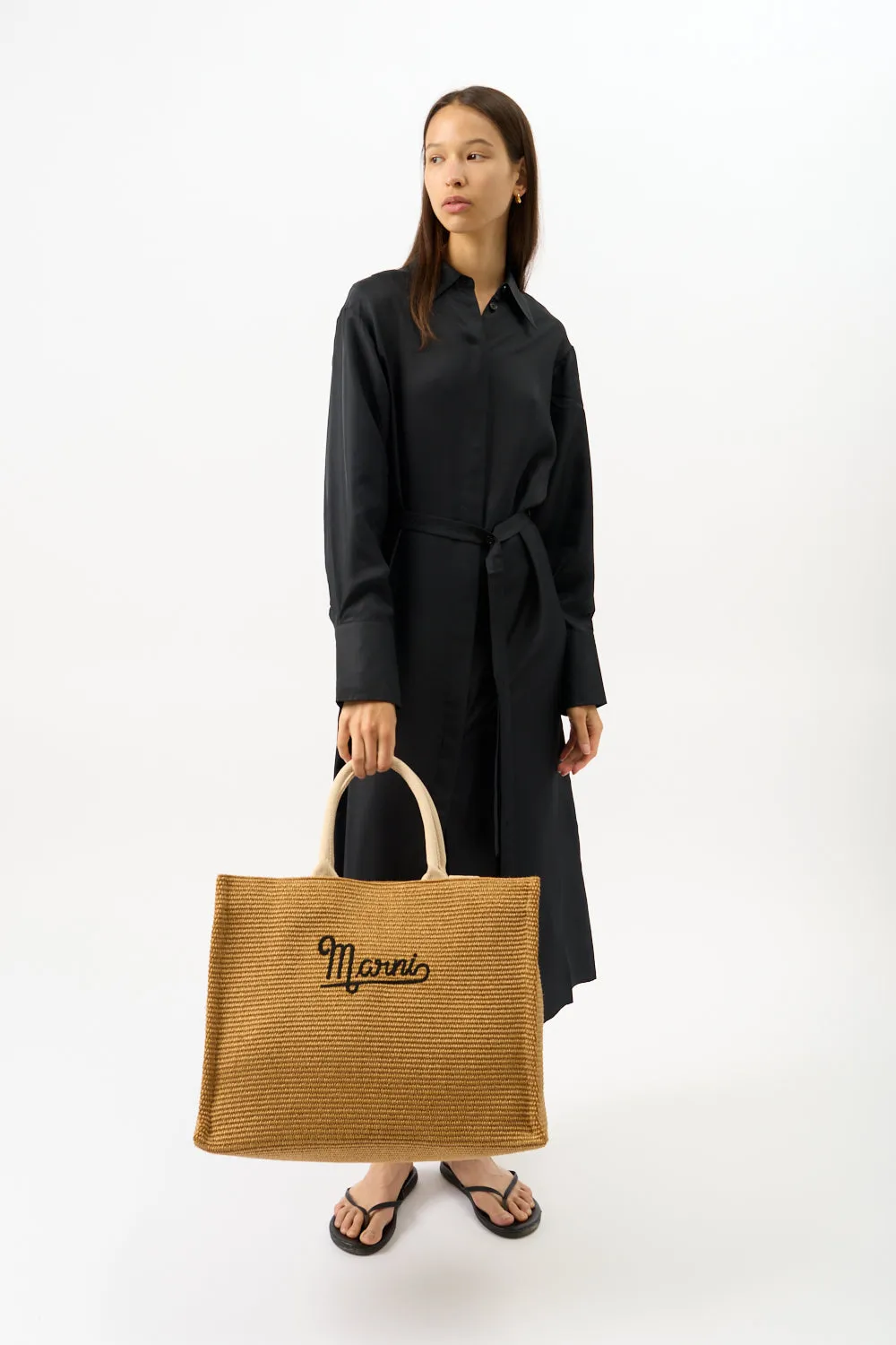 Marni Raffia Logo Tote sold by Bessette product image thumbnail 4