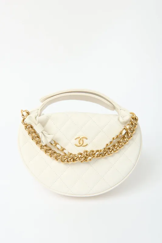 Chanel Moon Bag White sold by Bessette