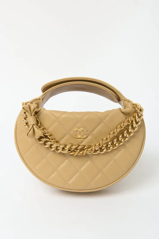 Chanel Moon Bag Beige sold by Bessette