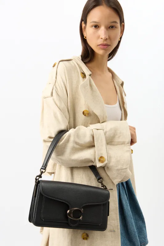 Coach Polished Pebble Leather Tabby Shoulder Bag made by Bessette