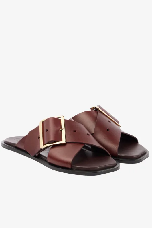 Loewe Petal Belt Flat Sandal sold by Bessette