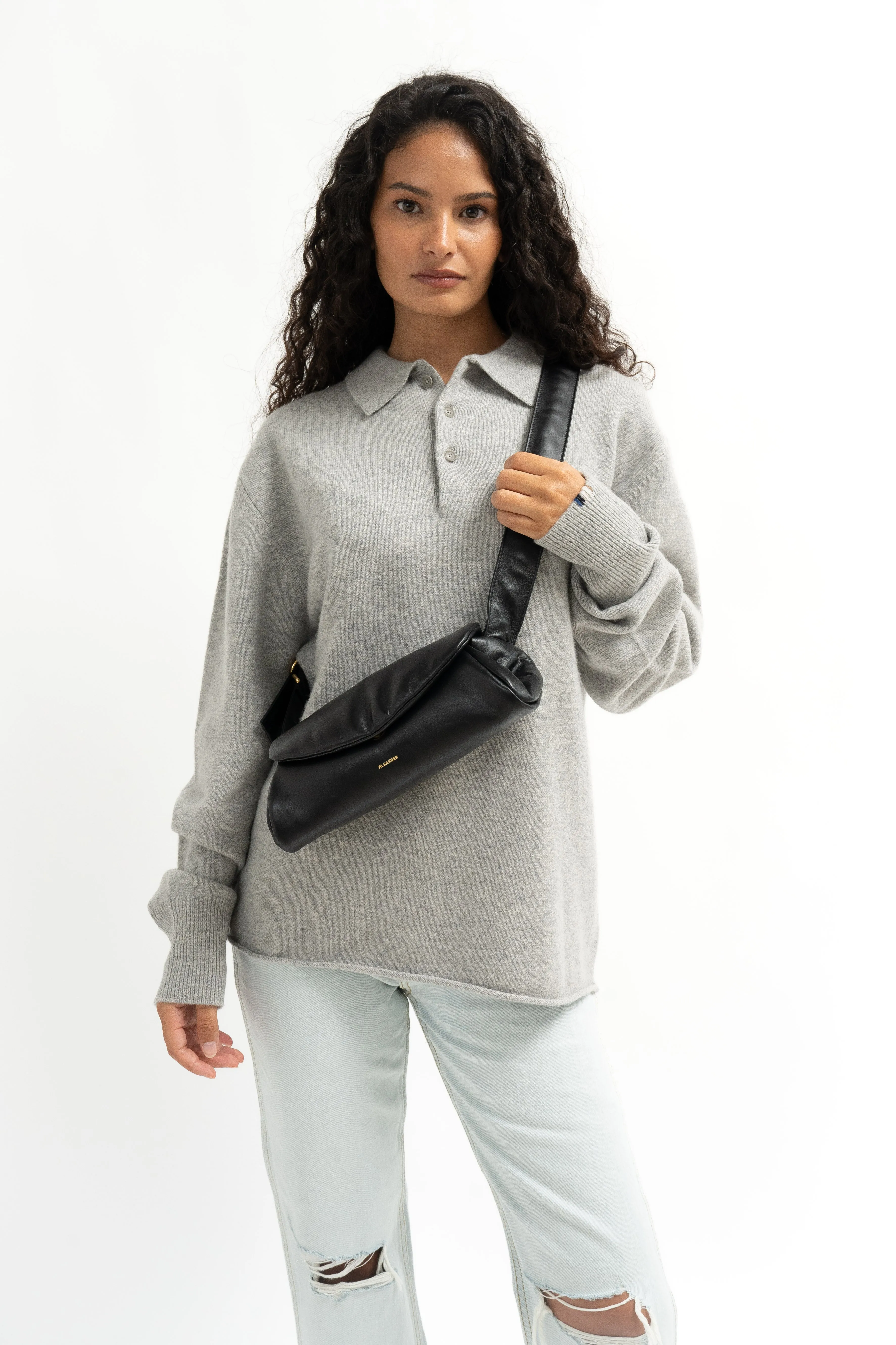 Jil Sander Small Cannolo Padded Leather Shoulder Bag sold by Bessette product image thumbnail 2