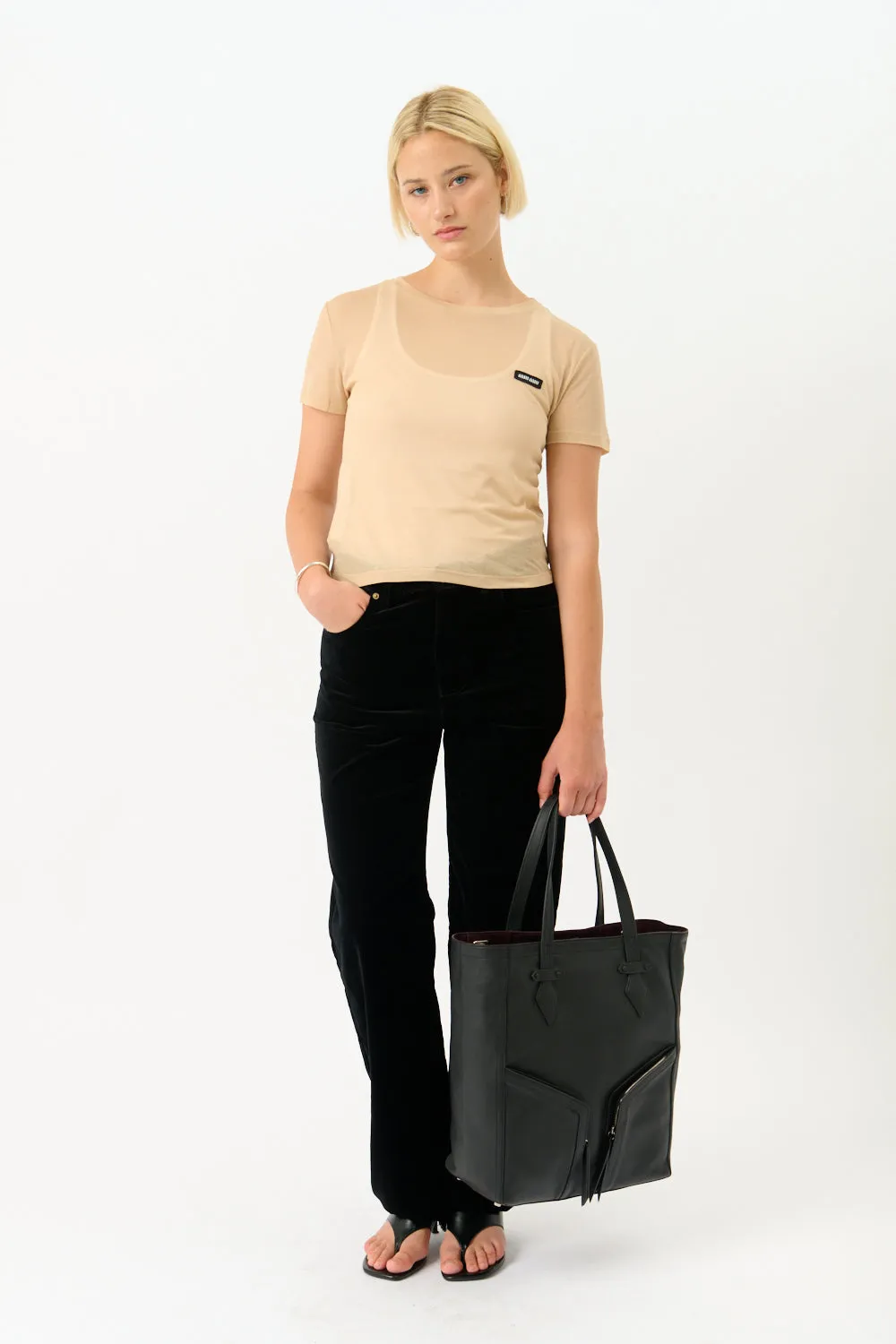 Miu Miu Jersey Logo T-Shirt sold by Bessette product image thumbnail 2
