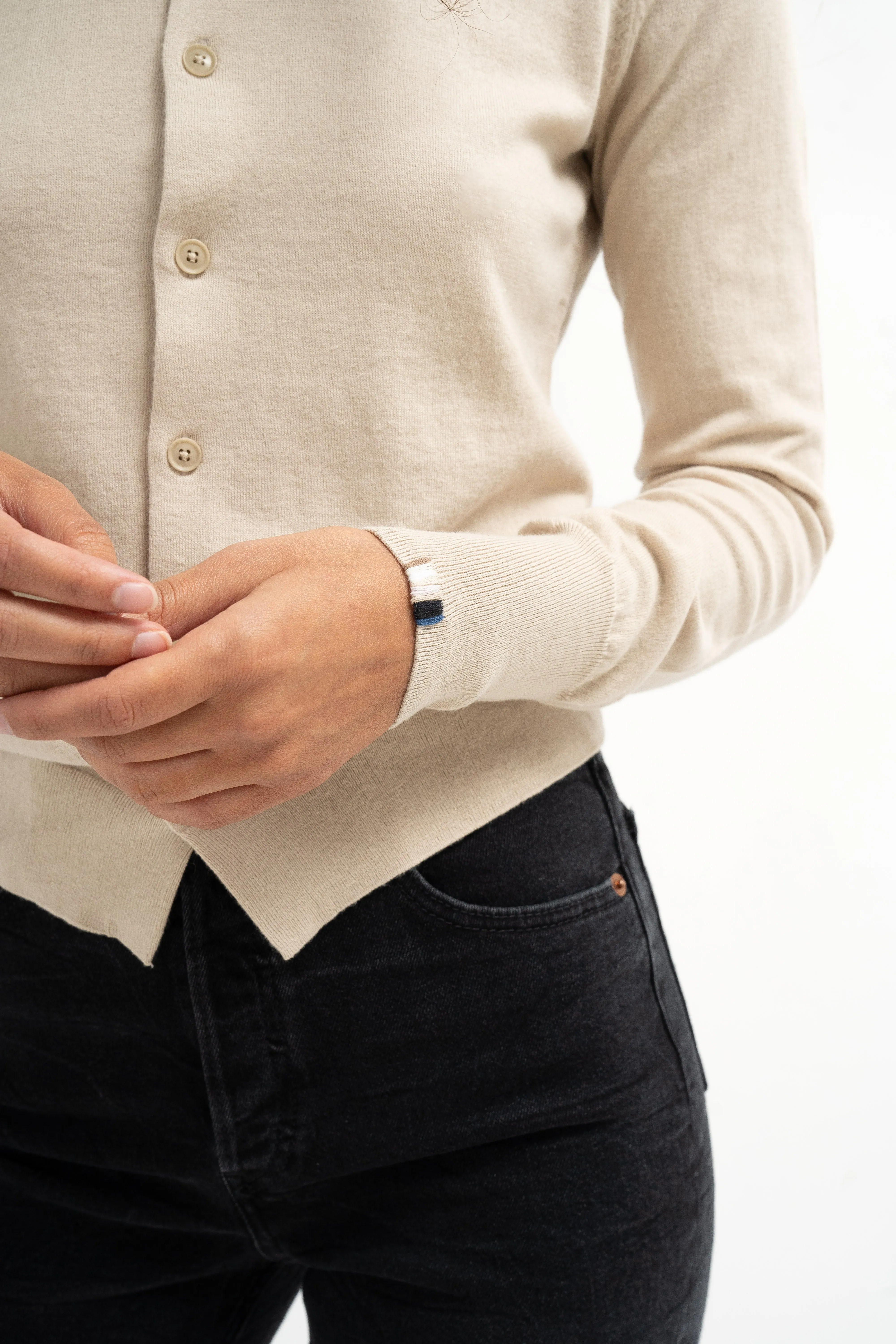 Extreme Cashmere Little Bit Cotton and Cashmere Cardigan sold by Bessette product image thumbnail 3