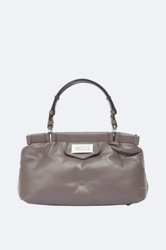 Small Glam Slam Leather Shoulder Bag sold by Bessette