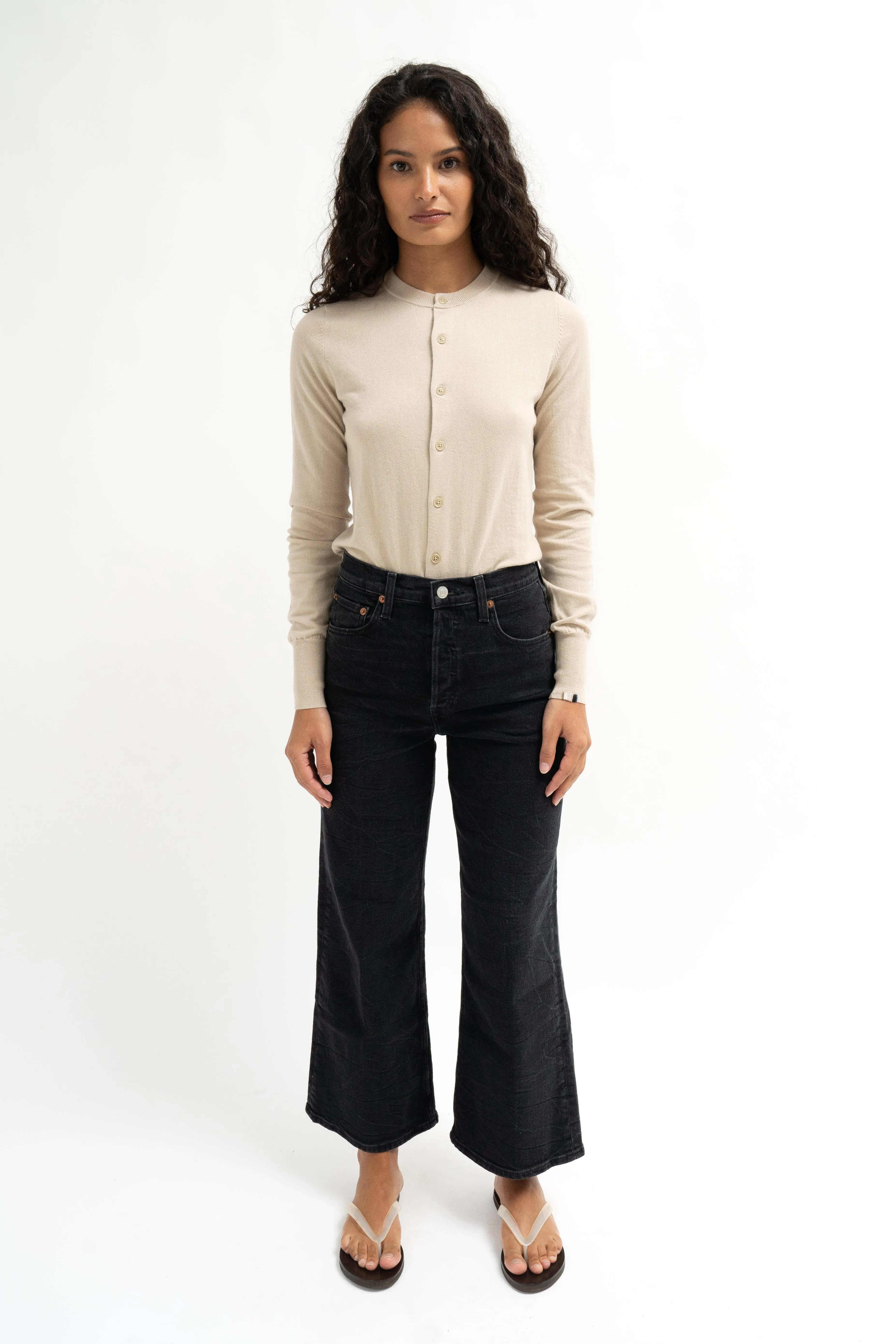 High Rise Wide Leg Crop sold by Bessette