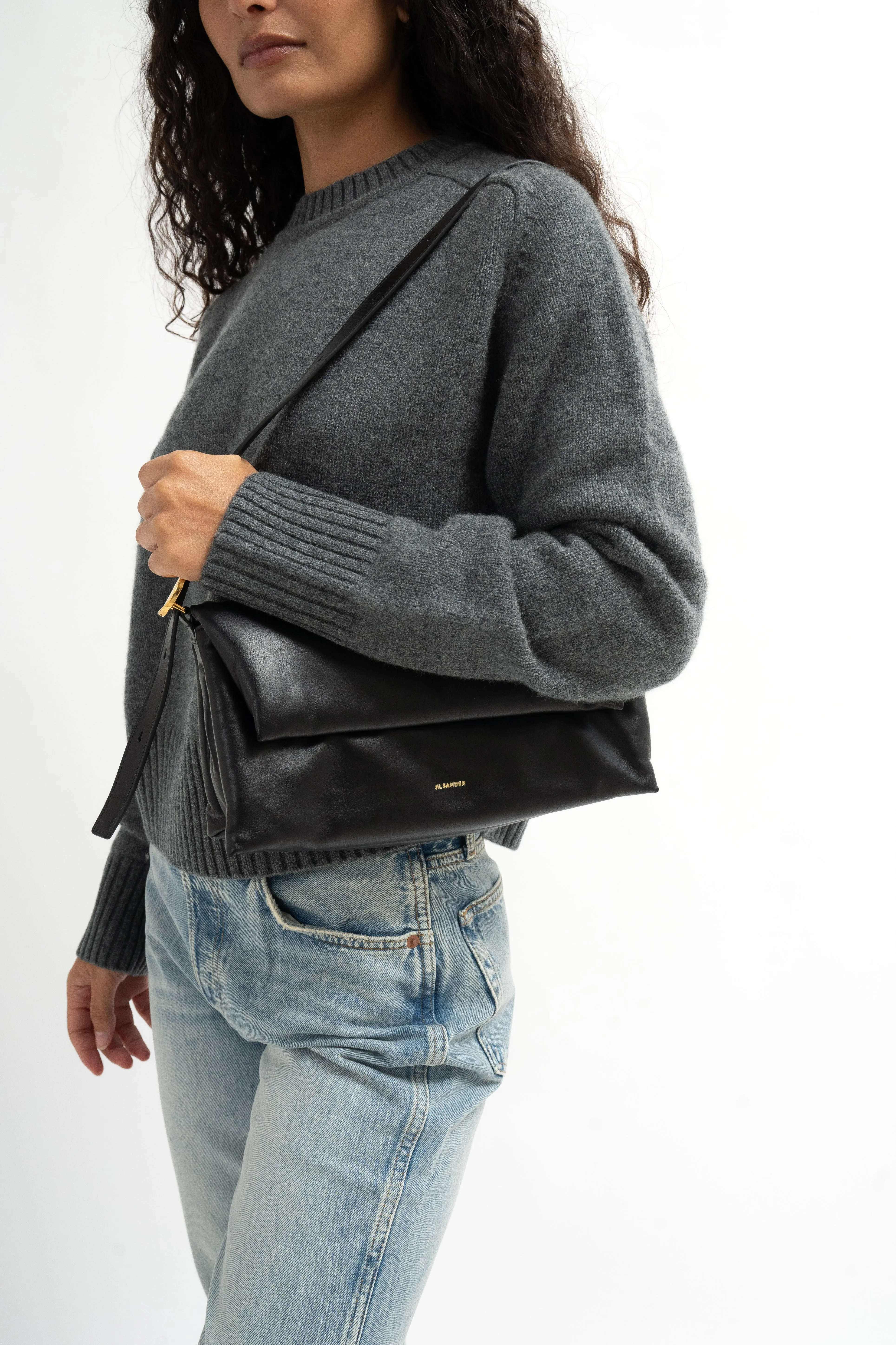 Origami Leather Shoulder Bag sold by Bessette product image thumbnail 3