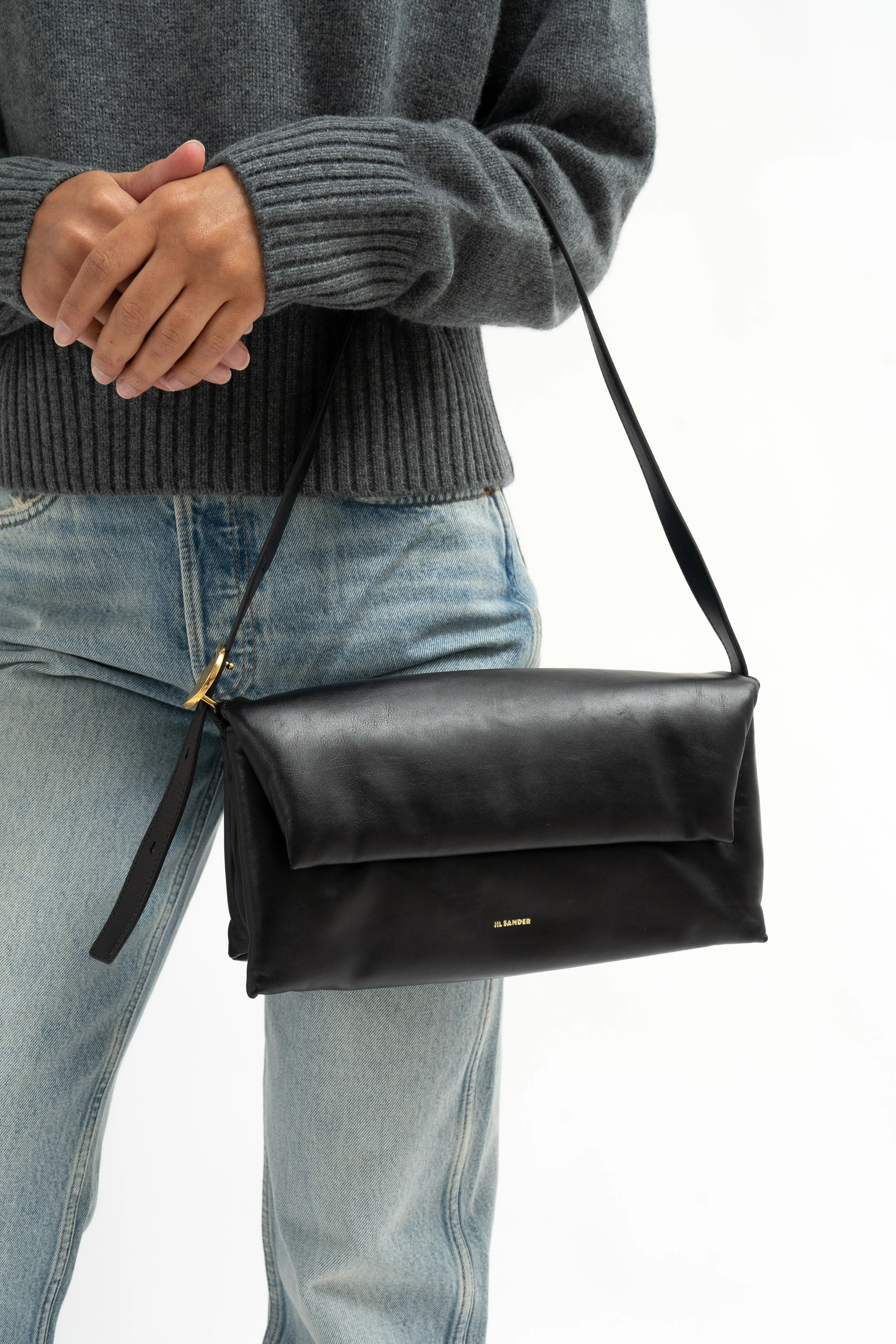 Origami Leather Shoulder Bag sold by Bessette product image thumbnail 2