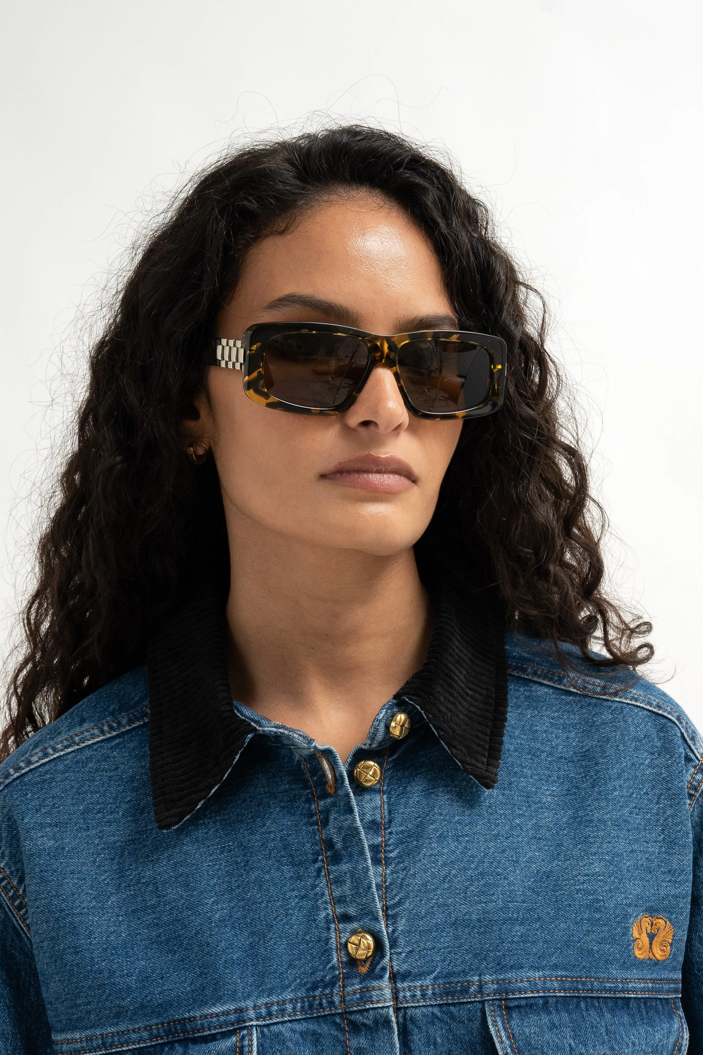 Chain Rectangular Sunglasses sold by Bessette product image thumbnail 2