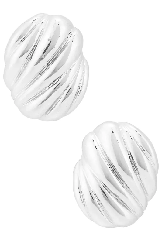 Hive Silver Clip-On Earring sold by Bessette