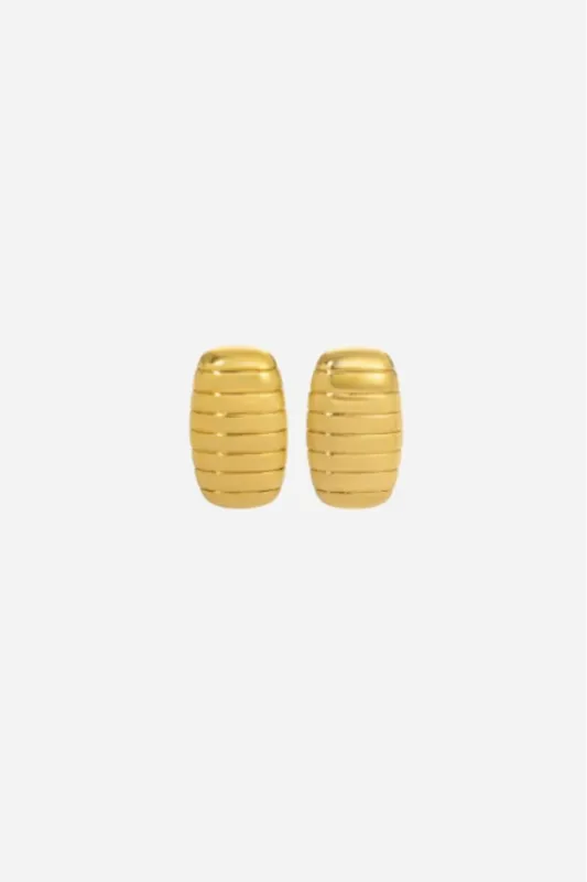 Pillar Gold Earring sold by Bessette