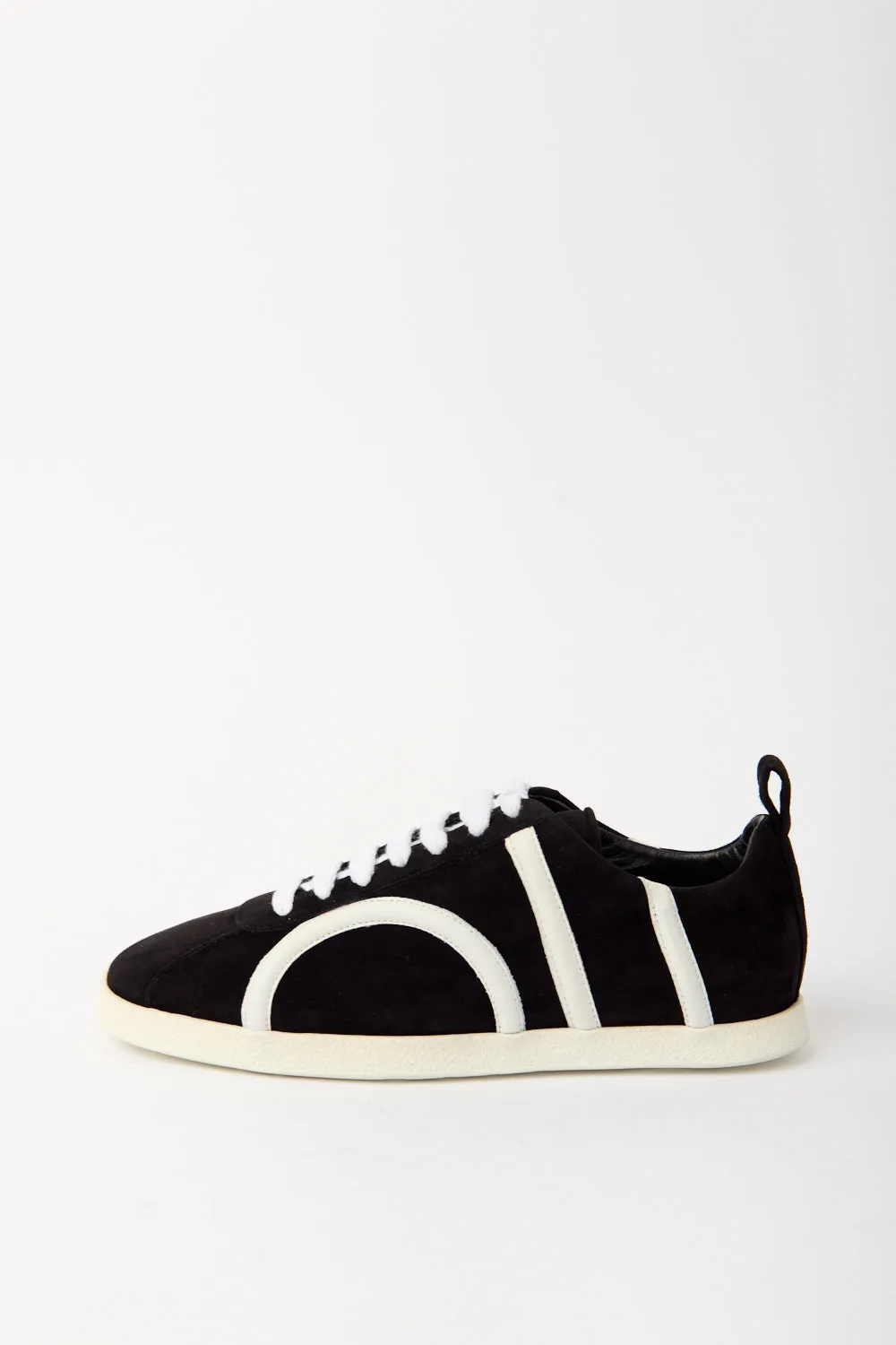 Black Suede Leather Sneakers sold by Bessette product image thumbnail 3