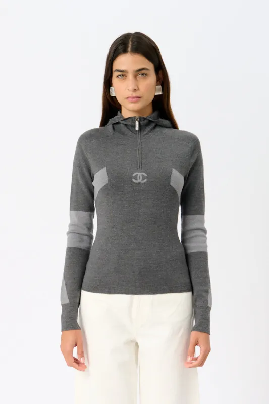 Chanel Coco Neige 24 1/4 Zip Hoodie sold by Bessette