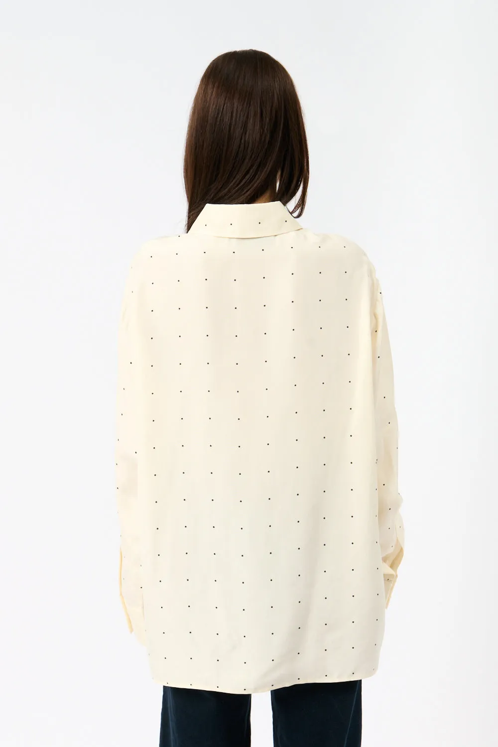 Róhe Dotted Silk Shirt sold by Bessette product image thumbnail 4