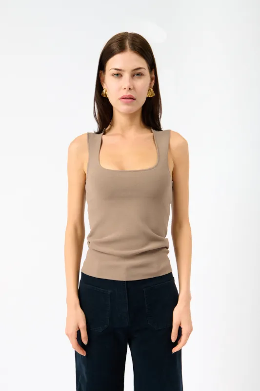 Bustier Shaped Knitted Top sold by Bessette