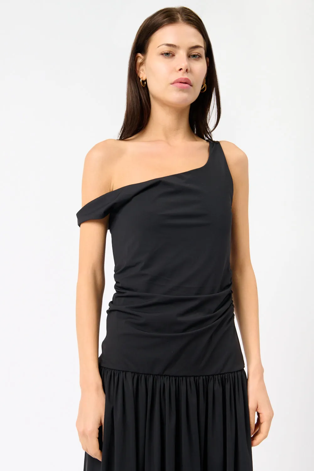 Off-Shoulder Light Scuba Dress sold by Bessette product image thumbnail 3
