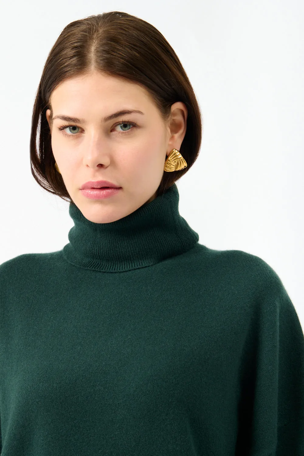 Green Jill Turtleneck Cashmere Sweater sold by Bessette product image thumbnail 3