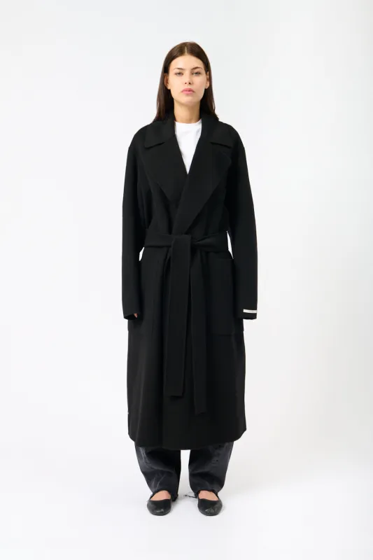 Veleno Belted Wool Coat made by Sportmax