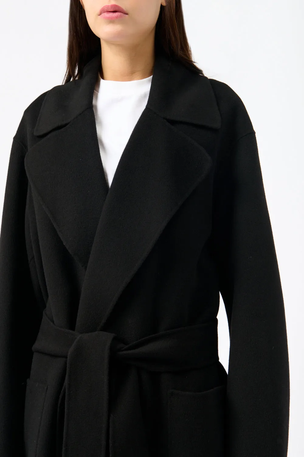 Veleno Belted Wool Coat sold by Bessette product image thumbnail 3