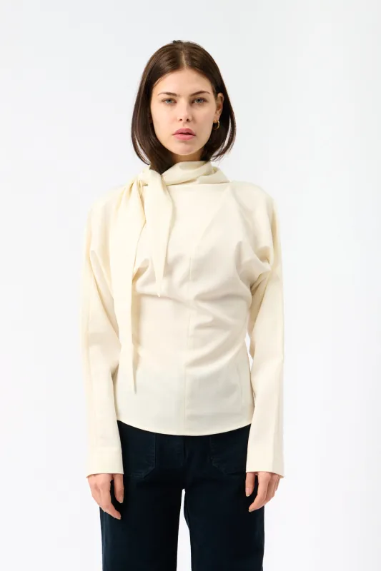 Scarf Top sold by Bessette