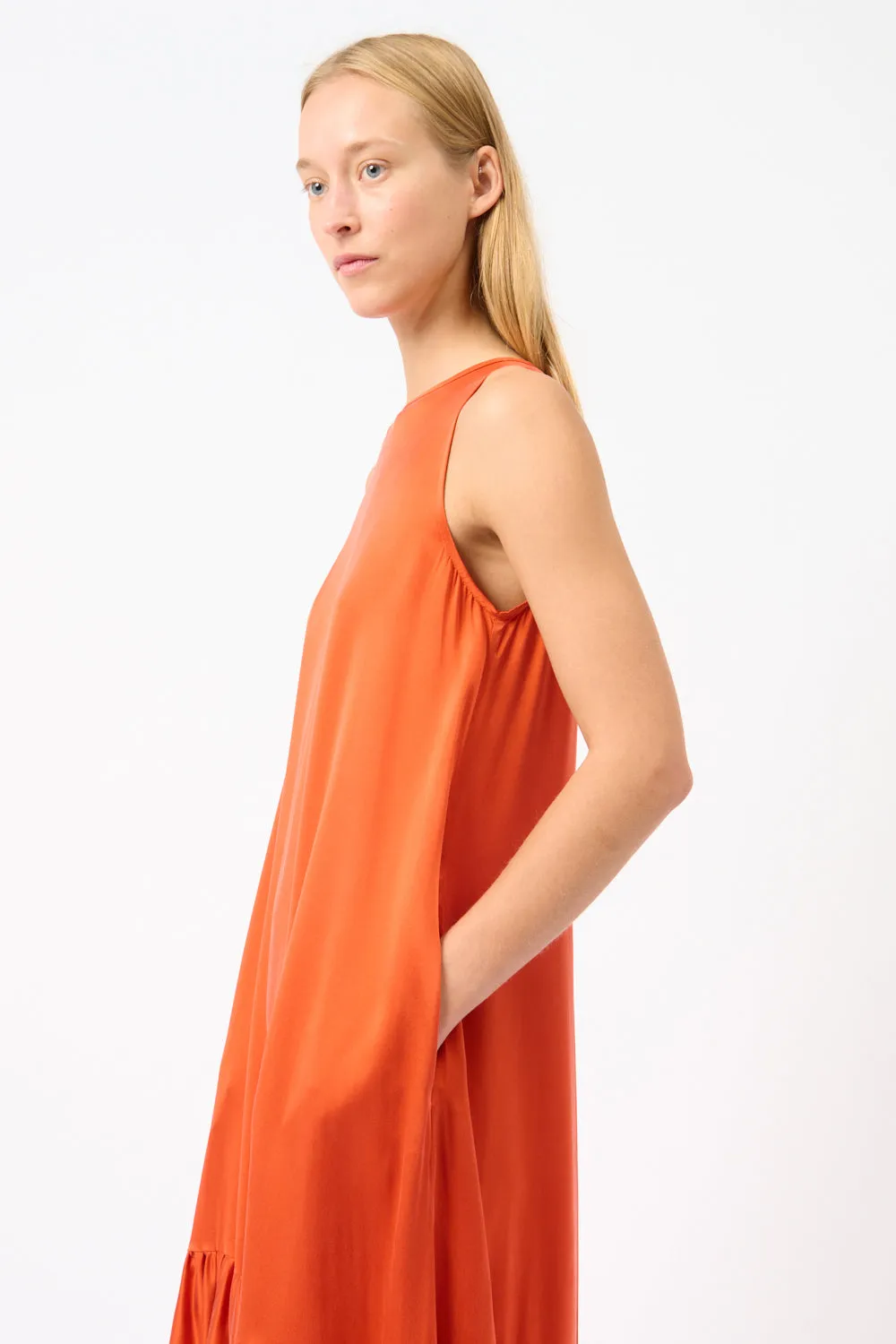 Rhea Silk Charmeuse Midi Dress sold by Bessette product image thumbnail 3