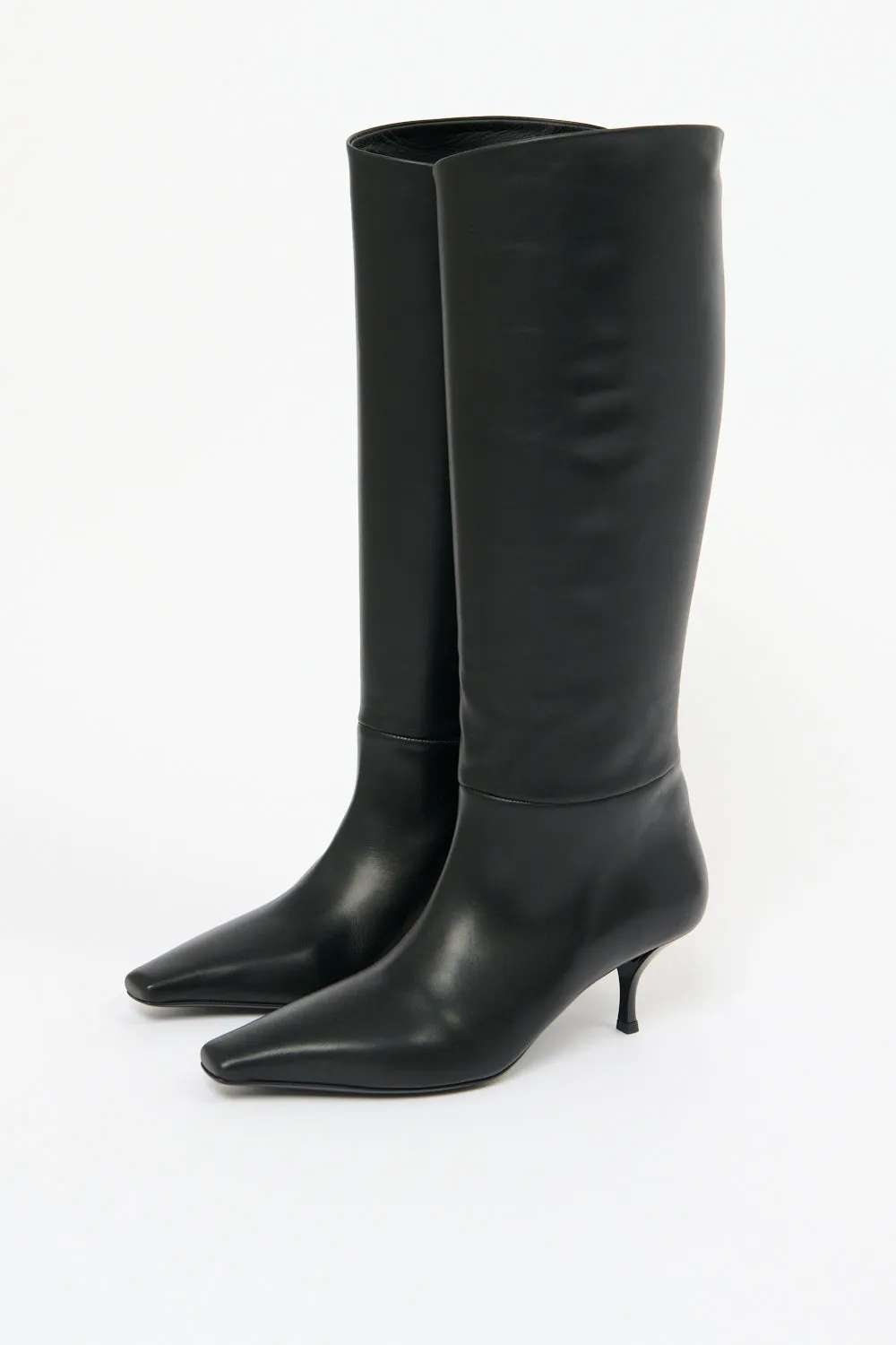 Rami Turbo Leather Boots Black sold by Bessette