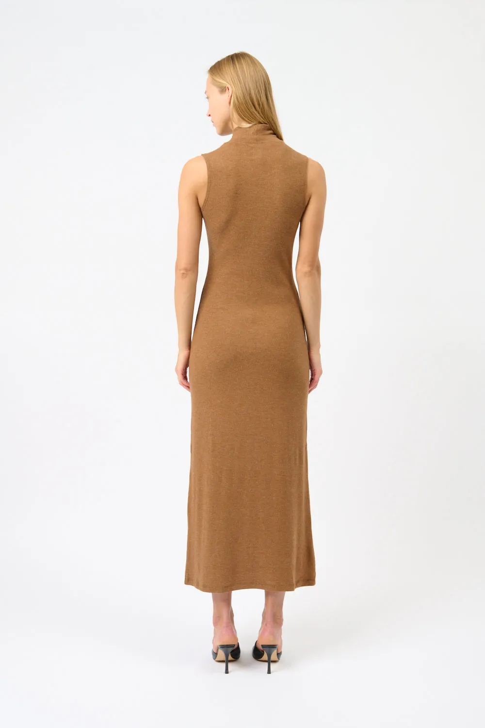 Lauren Sleeveless Turtleneck Maxi Dress sold by Bessette product image thumbnail 3