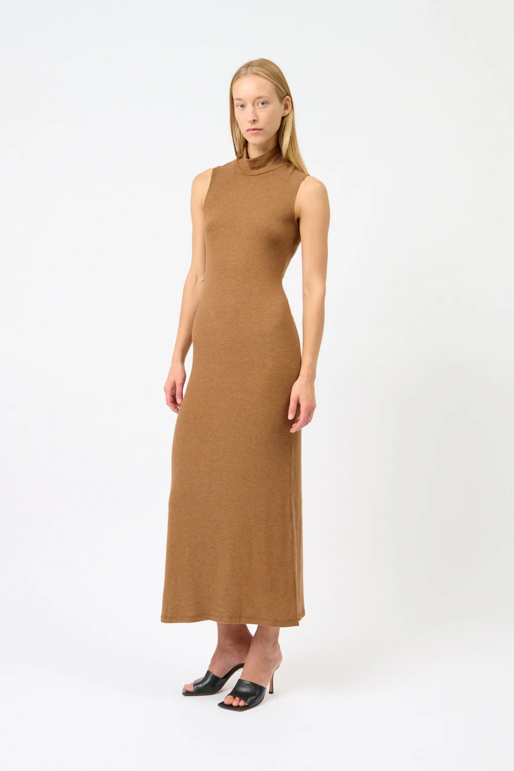 Lauren Sleeveless Turtleneck Maxi Dress sold by Bessette product image thumbnail 4